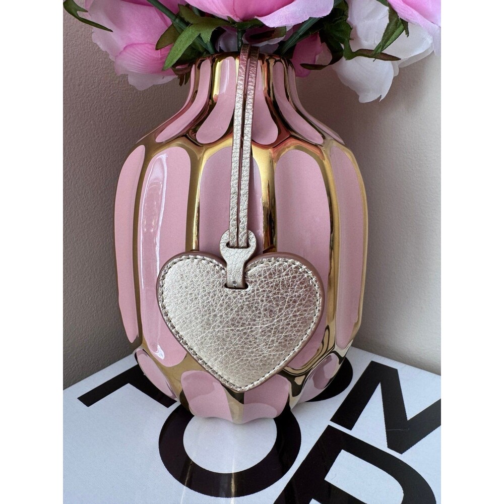 FOSSIL 'Paige' Heart Gold Luggage Tag